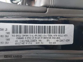 2020 Jeep Grand Cherokee Laredo z VIN 1C4RJFAG6LC239574, wystawiony jako IAAI lot #42347295 z przebiegiem 66 607 mil mil oraz . Historia ofert i sprzedaży dostępna na DreamBid. Obrazek 9.