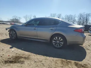 2013 Infiniti M z VIN JN1BY1AP9DM512439, wystawiony jako Copart lot #50368165 z przebiegiem 177 809 mil mil oraz Szkoda całkowita • Salvage title. Historia ofert i sprzedaży dostępna na DreamBid. Obrazek 2.