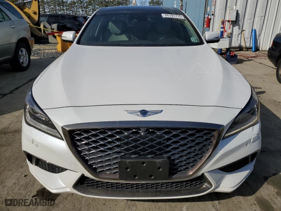 2020 Genesis G80 3.8L with VIN KMTFN4JE5LU334567, listed as a Copart auction lot 44191715 with 66,126 mi miles and Salvage Title. Bid and sale history available at carsss.com. Image 5.