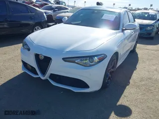 2019 Alfa Romeo Giulia Ti with VIN ZARFAMBN0K7606230, listed as a IAAI auction lot 41421769 with 69,274 mi miles. Bid and sale history available at carsss.com. Image 2.