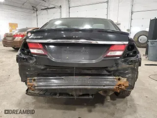 2015 Honda Civic Sedan LX with VIN 19XFB2F58FE117098, listed as a Copart auction lot 48234725 with 53,588 mi miles and Salvage Title. Bid and sale history available at carsss.com. Image 6.