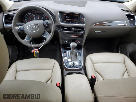 2014 Audi Q5 Premium Plus with VIN WA1LFAFP0EA003384, listed as a Copart auction lot 50144005 with 100,182 mi miles and Salvage Title. Bid and sale history available at carsss.com. Image 8.