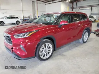 2023 Toyota Highlander L with VIN 5TDKDRAH7PS525652, listed as a Copart auction lot 59927905 with 21,642 mi miles and Salvage title. Bid and sale history available at DreamBid. Image 1.
