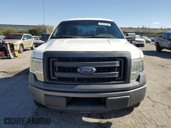 2013 Ford F-150 XL with VIN 1FTNF1CF8DKG10829, listed as a Copart auction lot 55167525 with 104,110 mi miles and Salvage title. Bid and sale history available at DreamBid. Image 5.