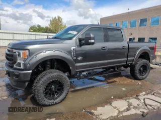 2020 Ford F-250 XL with VIN 1FT8W2BT5LEE23734, listed as a Copart auction lot 55422755 with 101,389 mi miles and Salvage title. Bid and sale history available at DreamBid. Image 1.