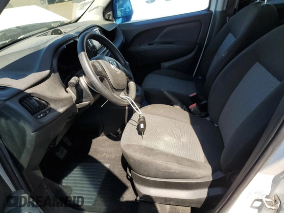 2019 Ram ProMaster City Cargo Tradesman with VIN ZFBHRFAB7K6N51170, listed as a Copart auction lot 49632345 with 137,373 mi miles and Salvage Title. Bid and sale history available at DreamBid. Image 7.