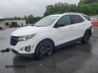 2021 Chevrolet Equinox LT with VIN 3GNAXUEV2ML400556, listed as a Copart auction lot 61256275 with 48,798 mi miles and Salvage title. Bid and sale history available at DreamBid. Image 1.