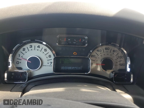 2012 Ford Expedition Limited with VIN 1FMJU2A51CEF20502, listed as a Copart auction lot 48561745 with 231,371 mi miles and Salvage title. Bid and sale history available at DreamBid. Image 9.
