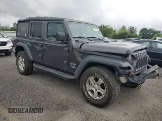 2018 Jeep Wrangler Unlimited Sport S с VIN 1C4HJXDG5JW171809, выставлен на аукционе Copart как лот 57834345 с пробегом 74 012 миль миль и Списание • Salvage title. История ставок и продаж доступна на DreamBid. Изображение 4.