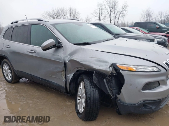 2016 Jeep Cherokee Latitude with VIN 1C4PJLCB7GW273440, listed as a IAAI auction lot 41452456 with 106,048 mi miles. Bid and sale history available at carsss.com. Image 13.