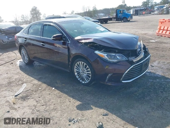 2018 Toyota Avalon XLE with VIN 4T1BK1EBXJU289431, listed as a IAAI auction lot 41782608 with 108,894 mi miles. Bid and sale history available at carsss.com. Image 1.