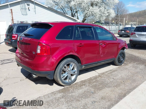 2013 Ford Edge SEL with VIN 2FMDK4JC7DBA97290, listed as a IAAI auction lot 41972863 with 159,058 mi miles. Bid and sale history available at carsss.com. Image 4.