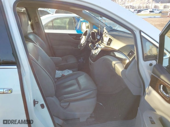 2012 Nissan Quest SL with VIN JN8AE2KP7C9049440, listed as a IAAI auction lot 41387304 with 72,797 mi miles. Bid and sale history available at carsss.com. Image 5.