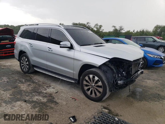2017 Mercedes-Benz GLS 450 with VIN 4JGDF6EE2HA944410, listed as a Copart auction lot 55621174 with 103,398 mi miles and . Bid and sale history available at DreamBid. Image 4.