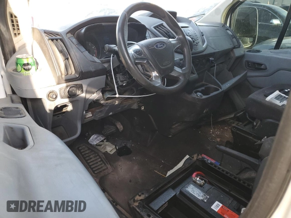 2017 Ford Transit XL with VIN 1FBZX2ZM4HKB13278, listed as a Copart auction lot 52975815 with 268,052 mi miles and Salvage Title. Bid and sale history available at DreamBid. Image 8.