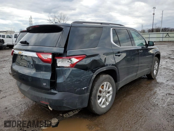 2020 Chevrolet Traverse LT Leather with VIN 1GNEVHKW5LJ322811, listed as a Copart auction lot 72267302 with 33,658 mi miles. Bid and sale history available at carsss.com. Image 3.