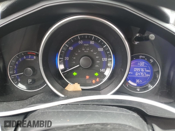 2015 Honda Fit EX-L with VIN 3HGGK5H87FM734626, listed as a Copart auction lot 50904245 with 99,767 mi miles and Salvage Title. Bid and sale history available at carsss.com. Image 9.