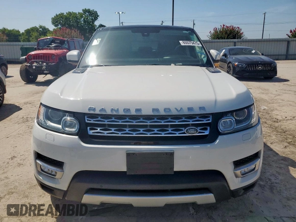 2016 Land Rover Range Rover Sport HSE with VIN SALWR2KF8GA581693, listed as a Copart auction lot 65575475 with Not provided miles and Clean title. Bid and sale history available at DreamBid. Image 5.