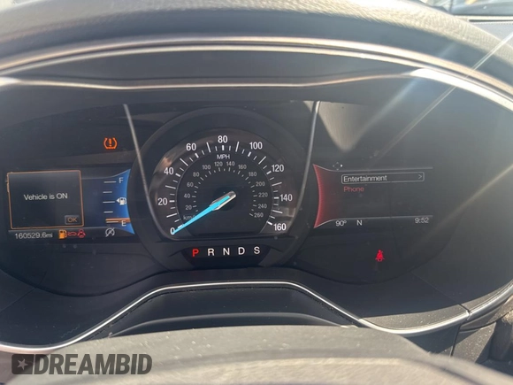 2017 Ford Fusion SE with VIN 3FA6P0HDXHR332901, listed as a Copart auction lot 62297555 with 160,529 mi miles and Clean title. Bid and sale history available at DreamBid. Image 8.
