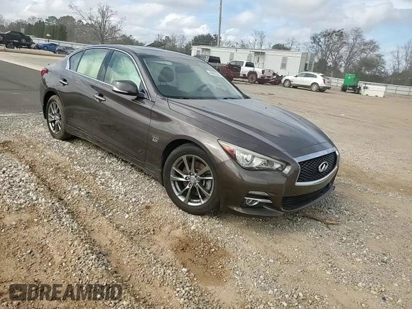 2017 Infiniti Q50 Signature Edition with VIN JN1EV7AP0HM739324, listed as a Copart auction lot 43063345 with 124,406 mi miles and Salvage Title. Bid and sale history available at DreamBid. Image 11.