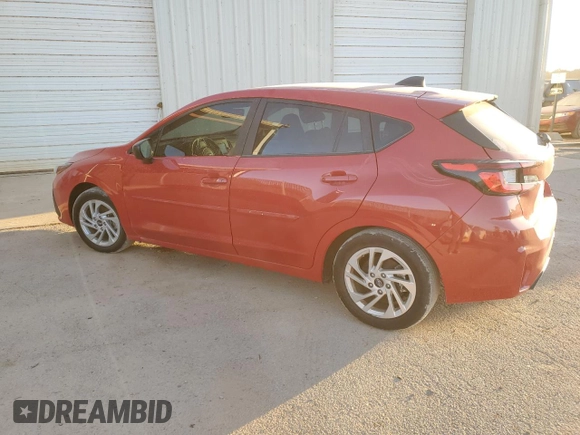 2024 Subaru Impreza with VIN JF1GUABC1R8222373, listed as a Copart auction lot 74573154 with 15,068 mi miles and Clean Title. Bid and sale history available at carsss.com. Image 2.