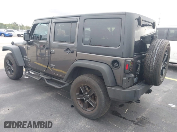 2018 Jeep Wrangler Unlimited Sport S with VIN 1C4BJWDG1JL810754, listed as a IAAI auction lot 42419199 with 74,901 mi miles and . Bid and sale history available at DreamBid. Image 3.