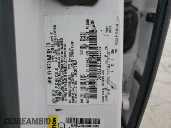 2014 Lincoln MKZ Hybrid с VIN 3LN6L2LU3ER833502, выставлен на аукционе Copart как лот 55996595 с пробегом Не указан миль и Списание • Salvage title. История ставок и продаж доступна на DreamBid. Изображение 12.