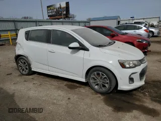 2017 Chevrolet Sonic LT with VIN 1G1JD6SH8H4145766, listed as a Copart auction lot 87024534 with 109,442 mi miles and Salvage Title. Bid and sale history available at carsss.com. Image 4.