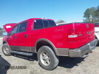 2005 Ford F-150 XLT with VIN 1FTPW14545KB57096, listed as a IAAI auction lot 41756804 with 162,733 mi miles. Bid and sale history available at carsss.com. Image 3.