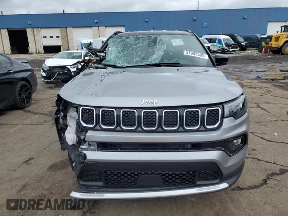 2023 Jeep Compass (RED) Edition с VIN 3C4NJDCN9PT547976, выставлен на аукционе Copart как лот 57993305 с пробегом 13 314 миль миль и На запчасти • Non repairable. История ставок и продаж доступна на DreamBid. Изображение 5.
