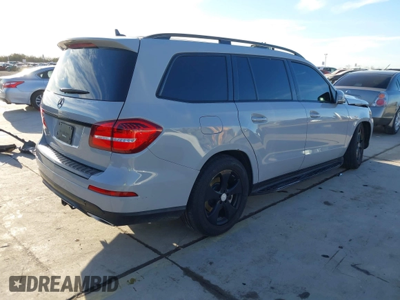 2017 Mercedes-Benz GLS 450 with VIN 4JGDF6EE7HA766672, listed as a IAAI auction lot 41365612 with Not Provided miles and . Bid and sale history available at DreamBid. Image 4.