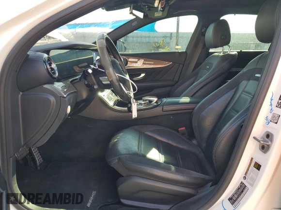 2018 Mercedes-Benz E-Class AMG E 43 with VIN WDDZF6EB8JA486688, listed as a Copart auction lot 45747235 with 0 mi miles and Salvage Title. Bid and sale history available at carsss.com. Image 7.
