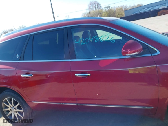 2013 Buick Enclave Leather with VIN 5GAKVCKDXDJ105500, listed as a IAAI auction lot 42048626 with 132,828 mi miles. Bid and sale history available at carsss.com. Image 14.