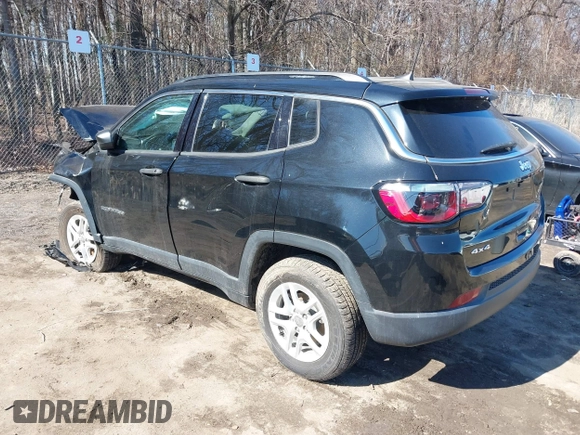 2021 Jeep Compass Freedom with VIN 3C4NJDAB0MT556781, listed as a IAAI auction lot 41601405 with 42,783 mi miles and . Bid and sale history available at carsss.com. Image 3.