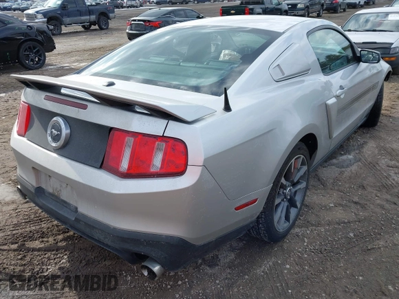 2011 Ford Mustang GT with VIN 1ZVBP8CF2B5132540, listed as a IAAI auction lot 41419804 with 191,934 mi miles. Bid and sale history available at carsss.com. Image 4.