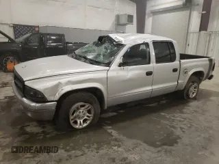 2004 Dodge Dakota SLT with VIN 1D7HL48N84S649109, listed as a Copart auction lot 78261604 with 133,812 mi miles and Salvage Title. Bid and sale history available at carsss.com. Image 1.