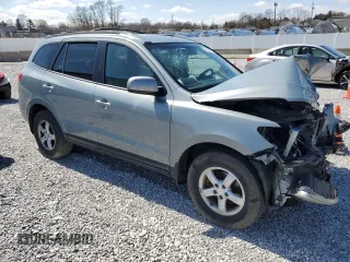 2007 Hyundai Santa Fe GLS with VIN 5NMSG73DX7H085144, listed as a Copart auction lot 51442225 with 160,370 mi miles and Salvage title. Bid and sale history available at DreamBid. Image 4.