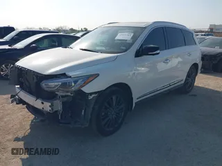 2020 Infiniti QX60 Luxe z VIN 5N1DL0MN7LC525683, wystawiony jako IAAI lot #42022763 z przebiegiem 70 575 mil mil oraz . Historia ofert i sprzedaży dostępna na DreamBid. Obrazek 2.