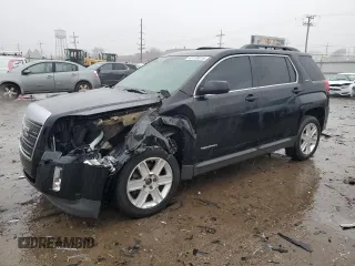2012 GMC Terrain SLT-1 with VIN 2GKFLVEK8C6132853, listed as a Copart auction lot 43138915 with 0 mi miles and Salvage Title. Bid and sale history available at carsss.com. Image 1.