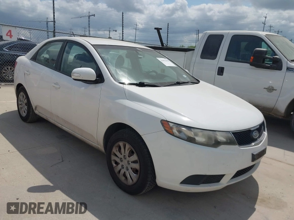 2010 Kia Forte EX with VIN KNAFU4A20A5298508, listed as a IAAI auction lot 42055396 with 250,843 mi miles. Bid and sale history available at carsss.com. Image 1.