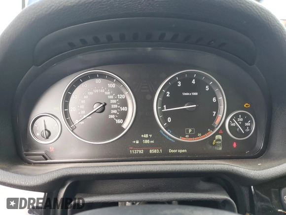 2017 BMW X3 xDrive28i with VIN 5UXWX9C55H0T00256, listed as a Copart auction lot 47207465 with 113,792 mi miles and Salvage Title. Bid and sale history available at DreamBid. Image 9.