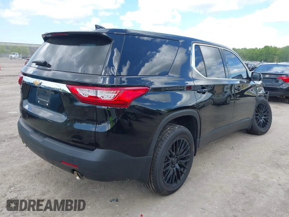 2020 Chevrolet Traverse LS with VIN 1GNERFKW3LJ180984, listed as a IAAI auction lot 42241631 with 69,654 mi miles and . Bid and sale history available at DreamBid. Image 4.