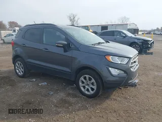2020 Ford EcoSport SE with VIN MAJ6S3GL1LC344306, listed as a IAAI auction lot 40741310 with 78,937 mi miles and . Bid and sale history available at DreamBid. Image 1.