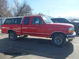 1996 Ford F-150 with VIN 1FTEX14N4TKA35971, listed as a IAAI auction lot 41744323 with 187,572 mi miles. Bid and sale history available at carsss.com. Image 14.