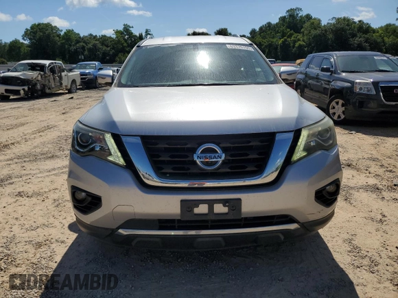 2017 Nissan Pathfinder SV with VIN 5N1DR2MN3HC687473, listed as a Copart auction lot 63376195 with 69,600 mi miles and Salvage title. Bid and sale history available at DreamBid. Image 5.