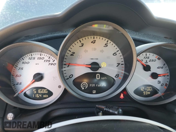 2006 Porsche Cayman S с VIN WP0AB29866U782423, выставлен на аукционе Copart как лот 87725325 с пробегом 51 686 миль миль и Списание • Salvage title. История ставок и продаж доступна на DreamBid. Изображение 9.