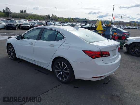 2015 Acura TLX V6 z VIN 19UUB2F30FA012923, wystawiony jako IAAI lot #42000107 z przebiegiem 101 133 mil mil oraz . Historia ofert i sprzedaży dostępna na DreamBid. Obrazek 3.