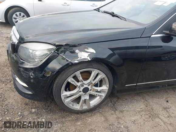 2011 Mercedes-Benz C-Class C 300 Sport with VIN WDDGF5EB7BA528433, listed as a IAAI auction lot 42027704 with 201,232 mi miles. Bid and sale history available at carsss.com. Image 6.