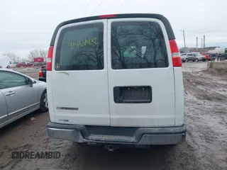 2018 Chevrolet Express Cargo Van with VIN 1GCWGAFG0J1904474, listed as a IAAI auction lot 41467432 with 54,996 mi miles. Bid and sale history available at carsss.com. Image 16.