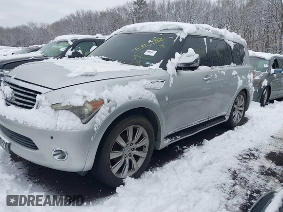 2011 Infiniti QX56 7-passenger with VIN JN8AZ2NF5B9504145, listed as a IAAI auction lot 41494485 with Not Provided miles and . Bid and sale history available at DreamBid. Image 9.